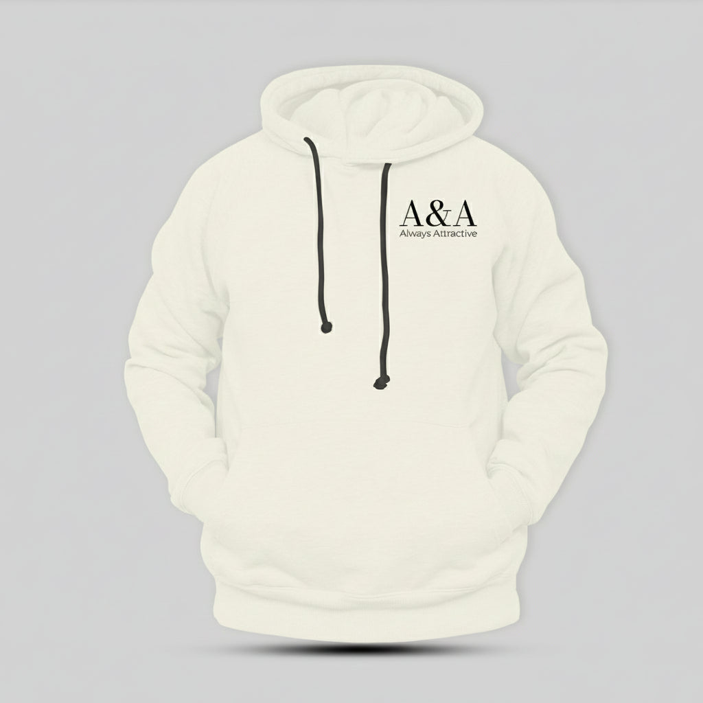 Premium Off-White Hoodie — No Print